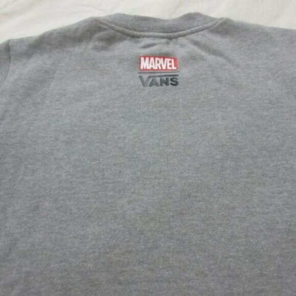 COPY - Vans x Marvel Women's Captain Marvel Pullover Crew-neck Logo Sweatshirt … - Picture 5 of 5